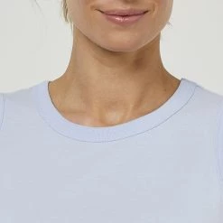 Anthology Ribbed Tank Baby Blue