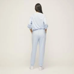 Anthology Contrast Stitch Sweat Pant Baby Blue