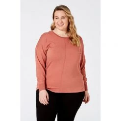 Khoko Plus Longline Jumper Paprika -women's clothing Sales 625748 C 0801 26
