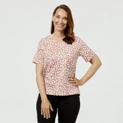 Savannah Classic Mercerised Cotton Tee Animal 9 Savannah Classic Mercerised Cotton Tee Animal -women's clothing Sales 625834 C 0310 14