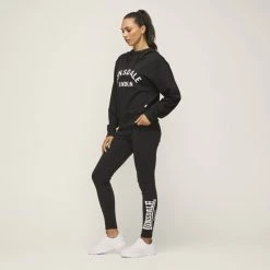 Lonsdale Bouverie Funnel Neck Hoodie Black -women's clothing Sales 625862 C 0001 00 5