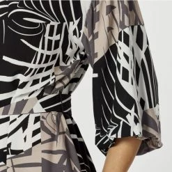 JB Jayson Brunsdon Jayson Brunsdon Ombre Batwing Dress Black & White