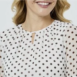 Stella Spot Midi Dress Milk