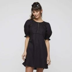 Stella Meg Ladder Trim Dress Black -women's clothing Sales 626722 C 0001 00