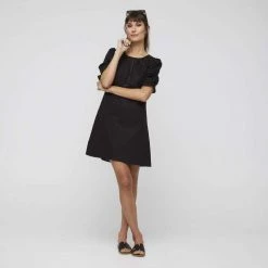 Stella Meg Ladder Trim Dress Black -women's clothing Sales 626722 C 0001 00 3