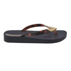 Ipanema Elegance Women's Wedged Thong Black & Brown -women's clothing Sales 627175 C 1005 28