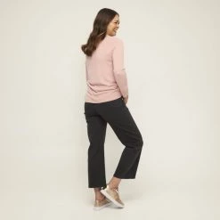 Savannah Soft Touch Jumper With Sleeve Detail Bloom Pink -women's clothing Sales 627416 C 0670 06 10