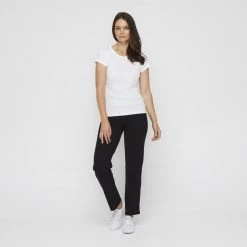 Savannah Straight Leg Ponte Pant Black