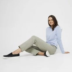 Savannah Full Length Bengaline Pant Khaki -women's clothing Sales 627422 C 0921 12