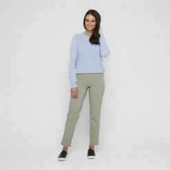 Savannah Full Length Bengaline Pant Khaki -women's clothing Sales 627422 C 0921 12 3