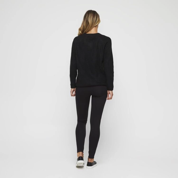 Khoko Collection Elastic Waist Ponte Pant Black 5 Khoko Collection Elastic Waist Ponte Pant Black - Image 3