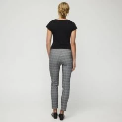 Khoko Smart Check Woven Pull On Pant Check -women's clothing Sales 628371 C 0961 10 2