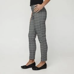 Khoko Smart Check Woven Pull On Pant Check