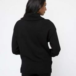 Khoko Smart Roll Neck Sweater Black 10 Khoko Smart Roll Neck Sweater Black -women's clothing Sales 628397 C 0001 00 2