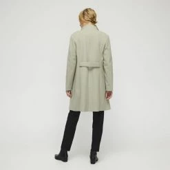 Khoko Smart Funnel Neck Jacket Pistachio -women's clothing Sales 628399 C 0314 37 2