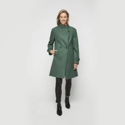 JB Jayson Brunsdon Longline Coat Jade