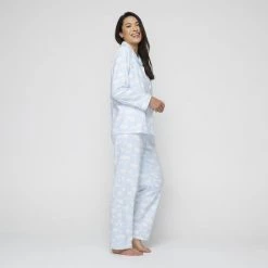 Sash & Rose Flannelette PJ Set Cloud -women's clothing Sales 628554 C 0450 53 2