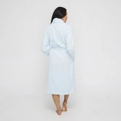 Sash & Rose Texture Fleece Gown Baby Blue 8 Sash & Rose Texture Fleece Gown Baby Blue -women's clothing Sales 628562 C 0450 19 2