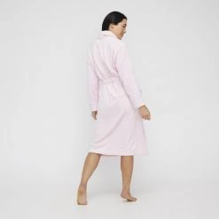 Sash & Rose Shimmer Fleece Gown Baby Pink