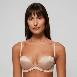 Fine-Lines Fine Lines Refined 6 Way Low Cut Strapless Convertible Bra Beige -women's clothing Sales 628696 C 0250 00