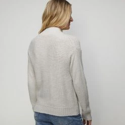 Khoko Collection High Neck Jumper Light Grey Marle -women's clothing Sales 628983 C 0060 30 2