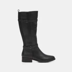 Natural Comfort Comet Leg Boot With Buckle Detail Black -women's clothing Sales 629064 C 0001 00