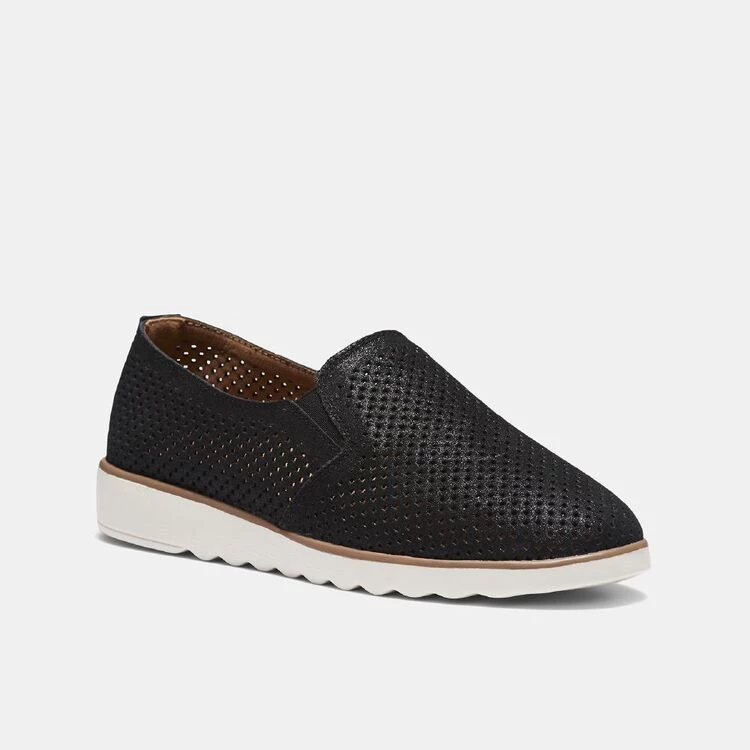 Natural Comfort Puzzle Elastic Gusset Loafer Black 5 Natural Comfort Puzzle Elastic Gusset Loafer Black - Image 3