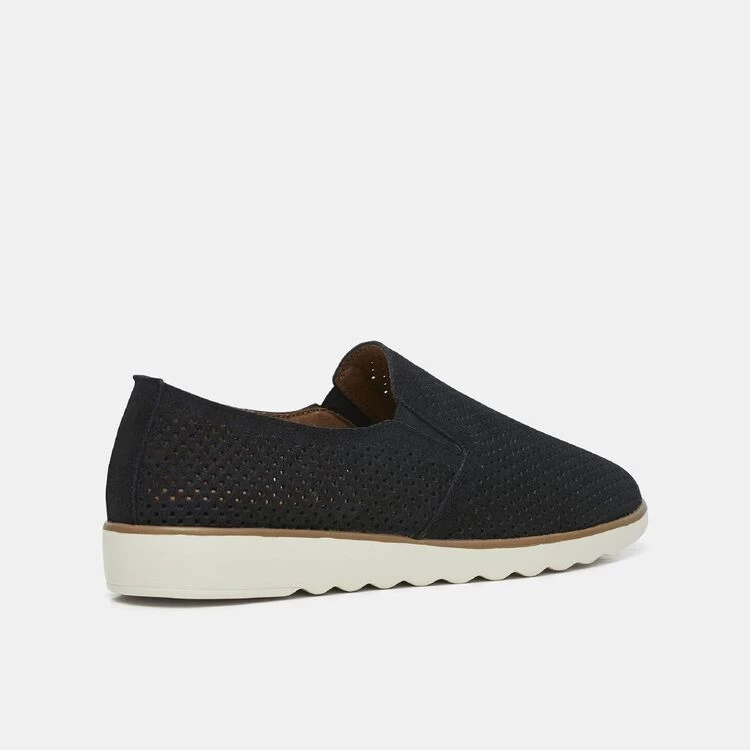 Natural Comfort Tilly Perforated Slip On Ballet Black 4 Natural Comfort Tilly Perforated Slip On Ballet Black - Image 2