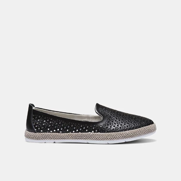 Natural Comfort Tilly Perforated Slip On Ballet Black 10 Natural Comfort Tilly Perforated Slip On Ballet Black - Image 8