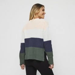 Khoko Collection Colour Block Jumper Grey -women's clothing Sales 629187 C 0020 00 2