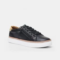 Savannah Jojo Side Zip Lace Up Casual Black -women's clothing Sales 629469 C 0001 00 2