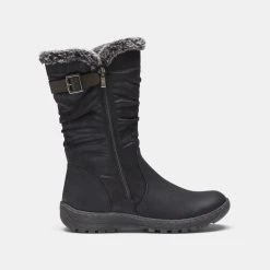 Savannah Noon Fur Lined Mid Calf Boot Black -women's clothing Sales 629500 C 0001 00