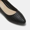 Savannah Scarlete Pointed Toe Woven Ballet Black -women's clothing Sales 629503 C 0001 00 8