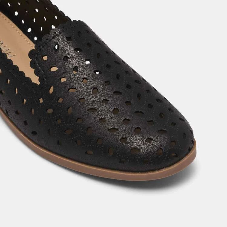 Savannah Kaylee 2 Cut Out Detail Loafer Black 3 Savannah Kaylee 2 Cut Out Detail Loafer Black