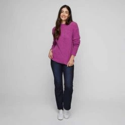 Stella Roll Neck Knit Iris -women's clothing Sales 630086 C 0330 55