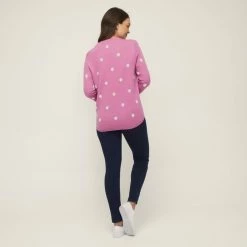 Khoko Collection Dot Jumper Azalea -women's clothing Sales 630173 C 0660 10 2