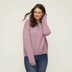 Khoko Collection Space Dye Jumper Lilac -women's clothing Sales 630174 C 0530 30 3