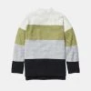 Khoko Collection Stripe Winter Weight Pullover Grey & Multicoloured