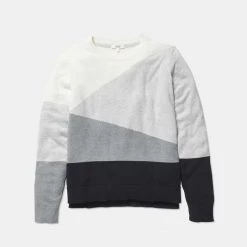 Khoko Collection Colour Block Jumper Grey Combo