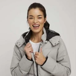 Mountain Ridge Snowfall Puffer Ice Fall Down Jacket Frost