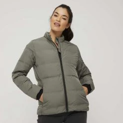 Mountain Ridge Seamless Down Puffer Jacket Moss -women's clothing Sales 630189 C 0313 57