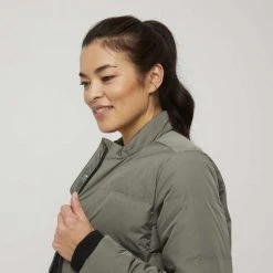 Mountain Ridge Seamless Down Puffer Jacket Moss -women's clothing Sales 630189 C 0313 57 3