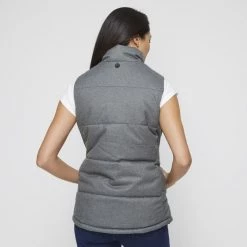 Mountain Ridge Faux Wool Puffer Vest Grey -women's clothing Sales 630193 C 0020 00 2