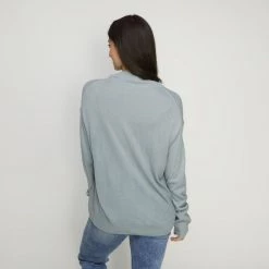 Khoko Collection Mock Turtle Tunic Green -women's clothing Sales 630200 C 0300 00 2