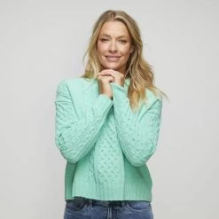 Khoko Collection Cable Chenille Jumper Jade 9 Khoko Collection Cable Chenille Jumper Jade -women's clothing Sales 630201 C 0312 47