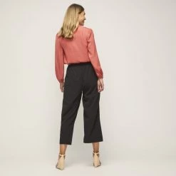 Leona Edmiston Ruby Wide Leg Woven Pant Black -women's clothing Sales 630377 C 0001 00 3