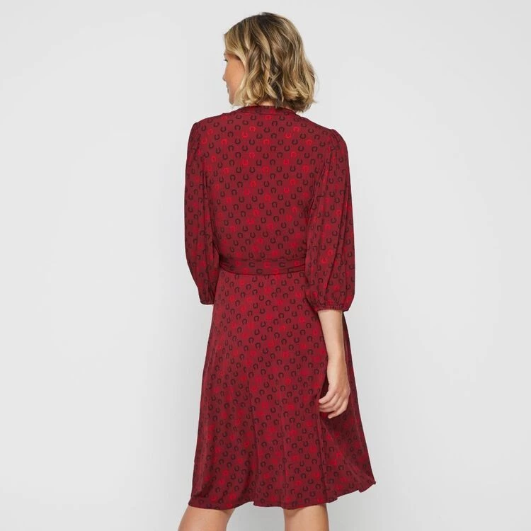 Leona Edmiston Ruby Fit & Flare Jersey Dress Merlot 5 Leona Edmiston Ruby Fit & Flare Jersey Dress Merlot - Image 3