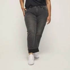 Khoko Plus Straight Leg Jean Black -women's clothing Sales 630433 C 0001 00 2