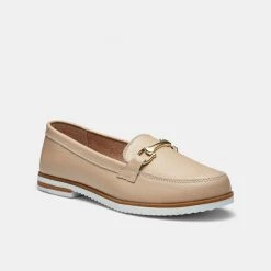 Just Bee Cressy Loafer With Hardware Beige Snake 8 Just Bee Cressy Loafer With Hardware Beige Snake -women's clothing Sales 630575 C 0250 11 2