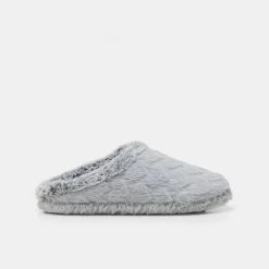 Sash & Rose Bardot Heart Scuff Slipper Grey -women's clothing Sales 630873 C 0020 00